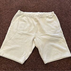 H&M Plain Beige Sweatshorts | Size L